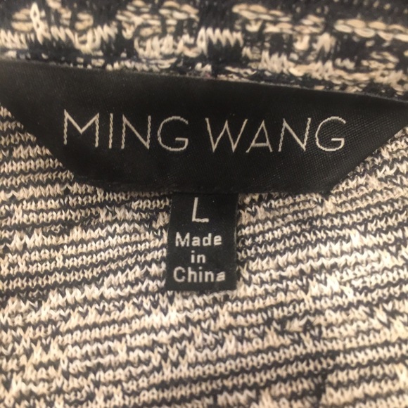 MING WANG Acrylic Knit Textured Jacket Blazer - Picture 6 of 7